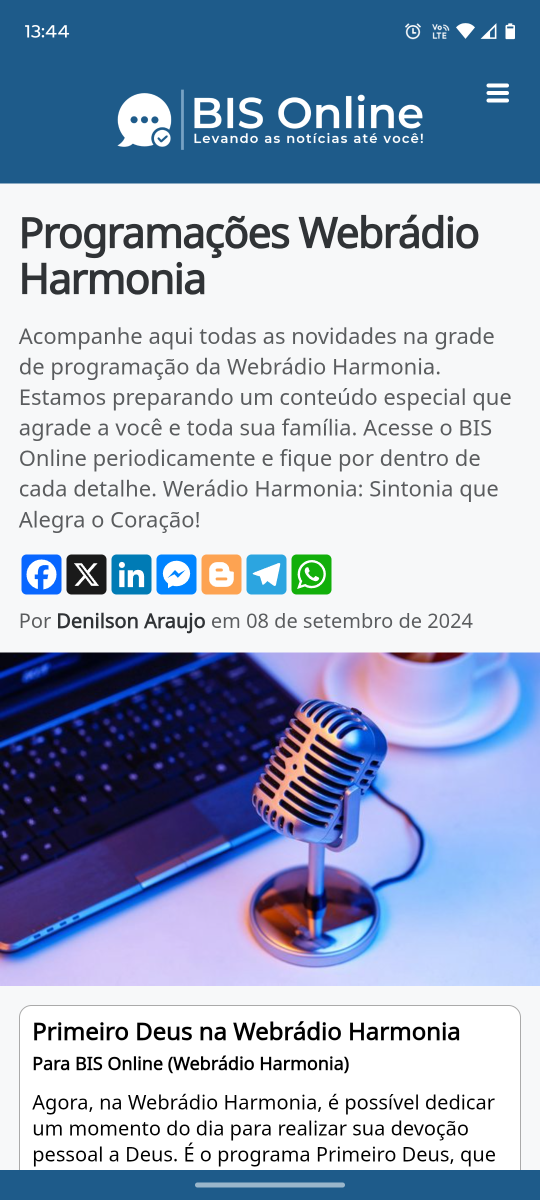 Visualização de Boletim Visualização de Boletim